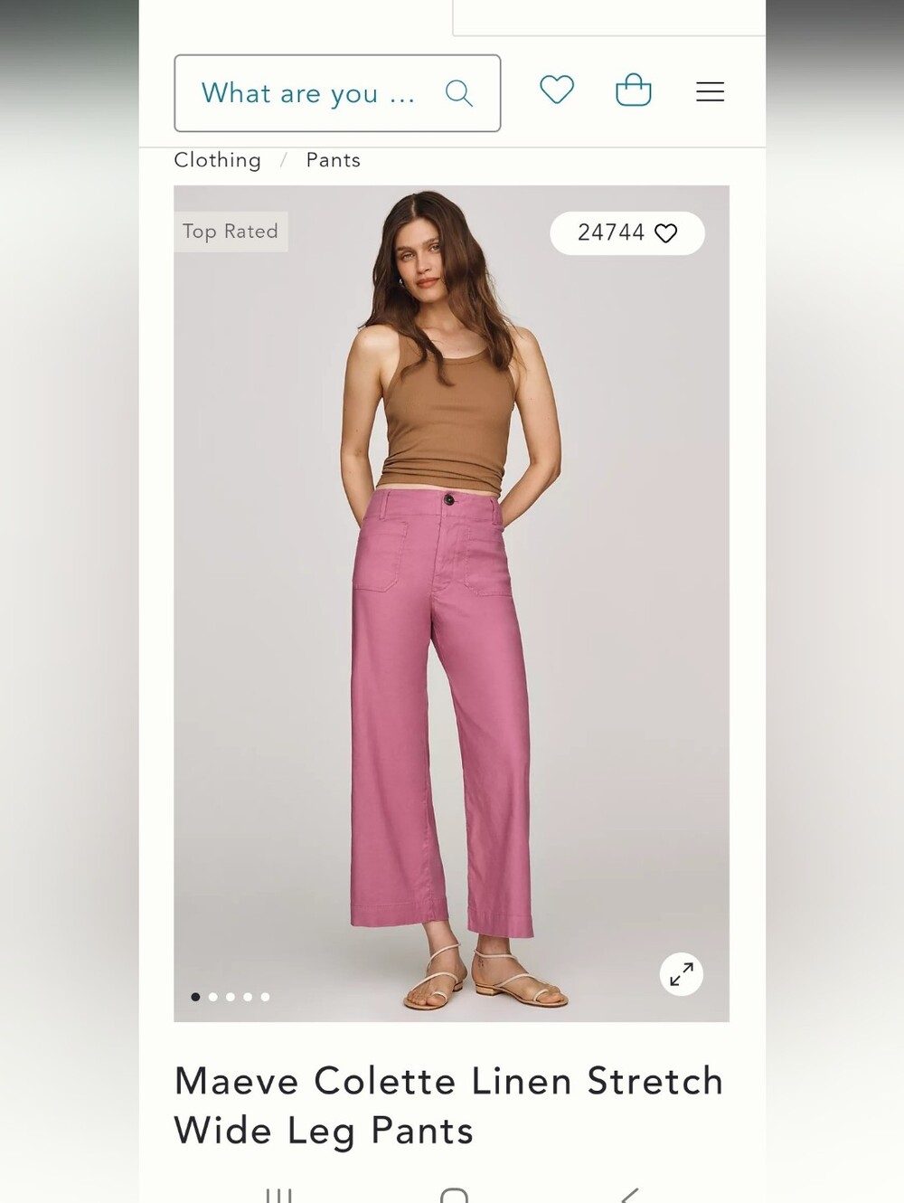Maeve The Colette Wide Leg Pants - Picture 2 of 16